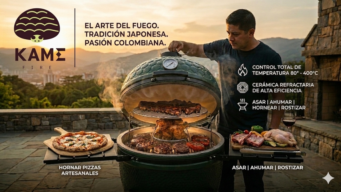 Accesorios para Kamado: todo lo que incluye el Kame Fire de 22 pulgadas
