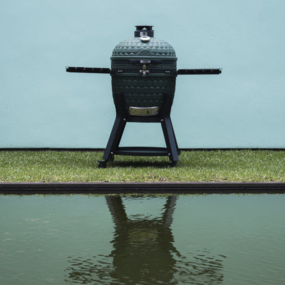 El KAME de Cerámica 22” – Parrilla Kamado Premium para Asar, Ahumar y Hornear